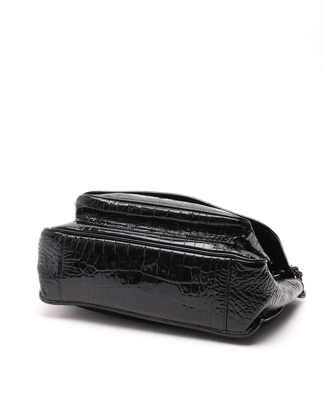 Saint Laurent Niki Croc Patent Chain Bag in Patent leather from A Retro Tale, photo 4 of 8