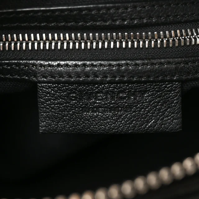 Givenchy Sugar Goatskin Mini Antigona Black in Black Goatskin from FASHIONPHILE, photo 6 of 10