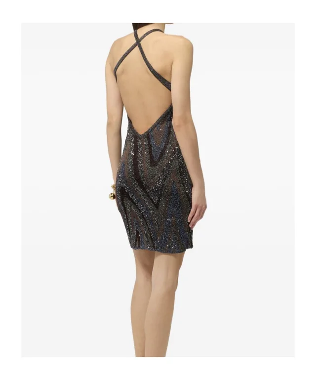 Missoni Metallic Zigzag Mini Dress, photo 3 of 4 from SENSER