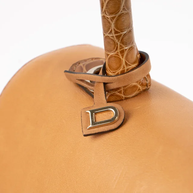 Delvaux Vegetal Alligator/Dream Brillant MM Bag in Crocodile from Labellov, photo 9 of 9