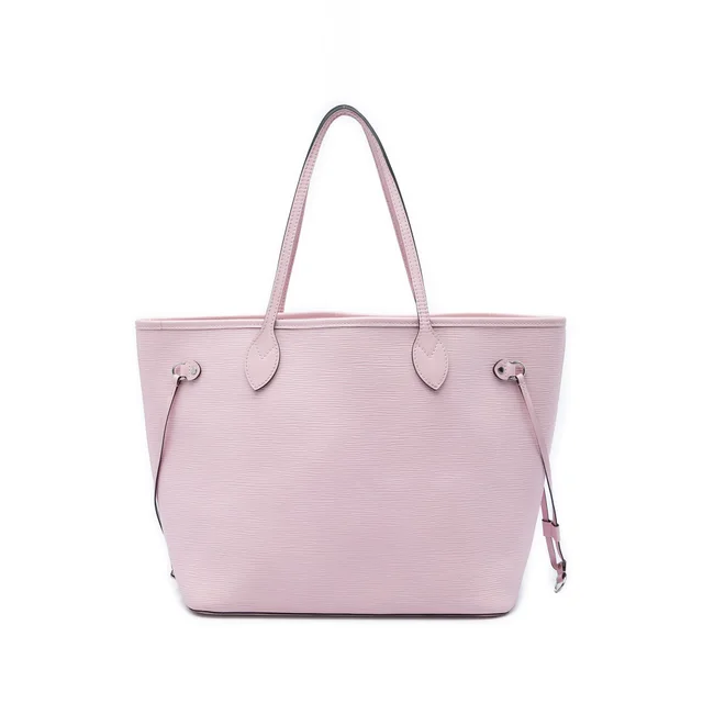 Pink Louis Vuitton Epi Neverfull MM Tote Bag in Pink Leather from Designer Revival