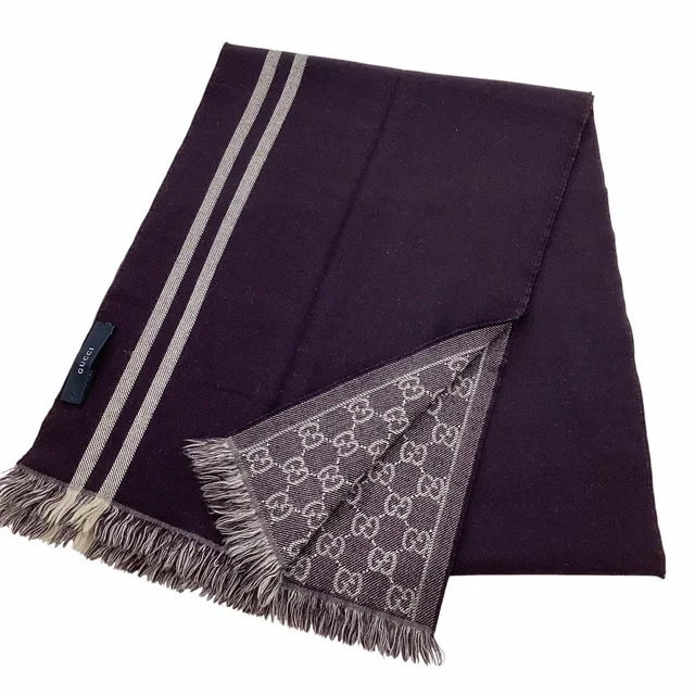 Gucci Scarf Purple in Purple from The Reluxe