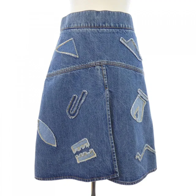 Chanel Skirt Blue in Blue from The Reluxe