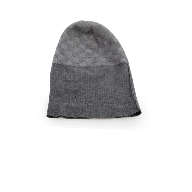 Louis Vuitton Beanie Size S Grey in Grey Wool from The Purse Affair
