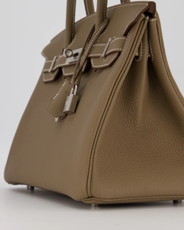 Hermès Birkin 30 Retourne Bag in Taupe Togo leather from Sellier, photo 11 of 20