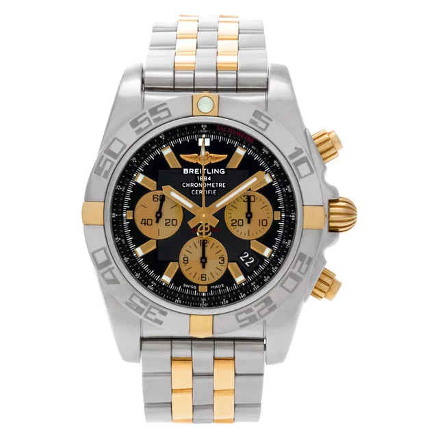 Unused Breitling Chronomat 43mm IB0110 in Stainless Steel, Yellow Gold from Gray And Sons
