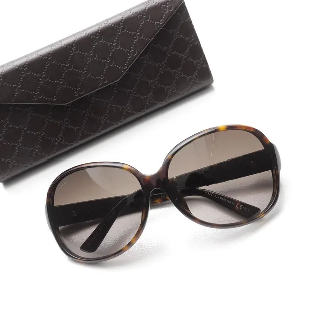 Gucci Sunglasses Gradient Lens Butterfly Frame Eyewear from The Reluxe