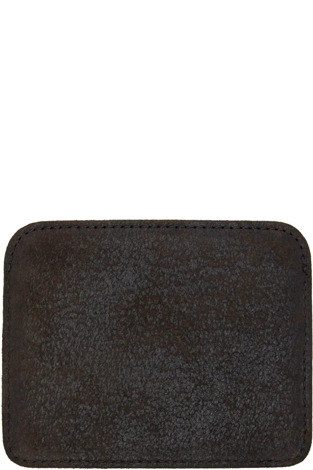 Vivienne Westwood Brown Half Moon Flat Card Holder, photo 2 of 2 from SSENSE