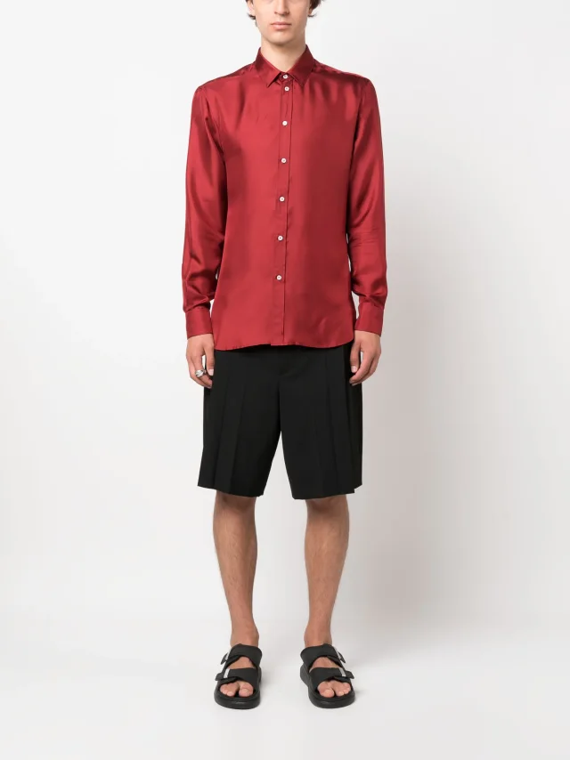 MODES GARMENTS buttoned silk shirt, photo 2 of 2 from FARFETCH