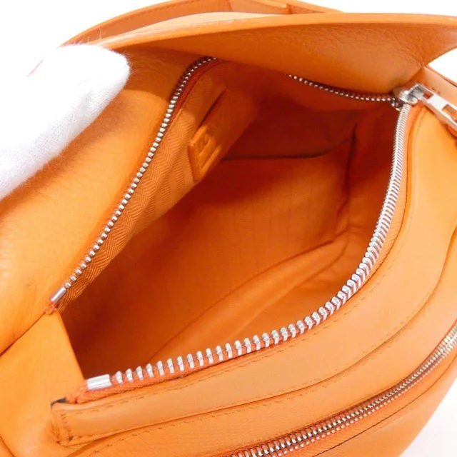 Loewe Puzzle Small Calf Shoulder Bag in Orange Calfskin from LuxUness, photo 9 of 10