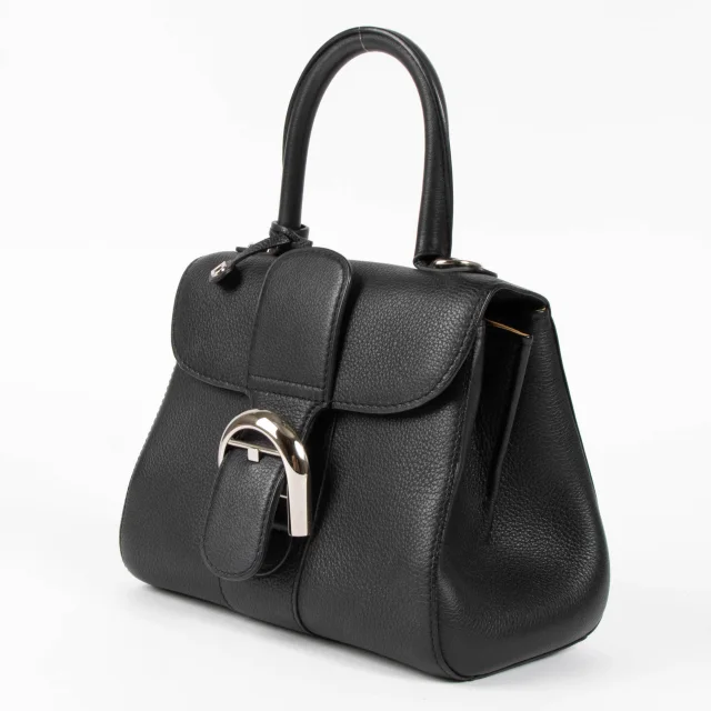 Delvaux Sellier Brillant Mini Bag in Black Leather from Labellov, photo 3 of 8