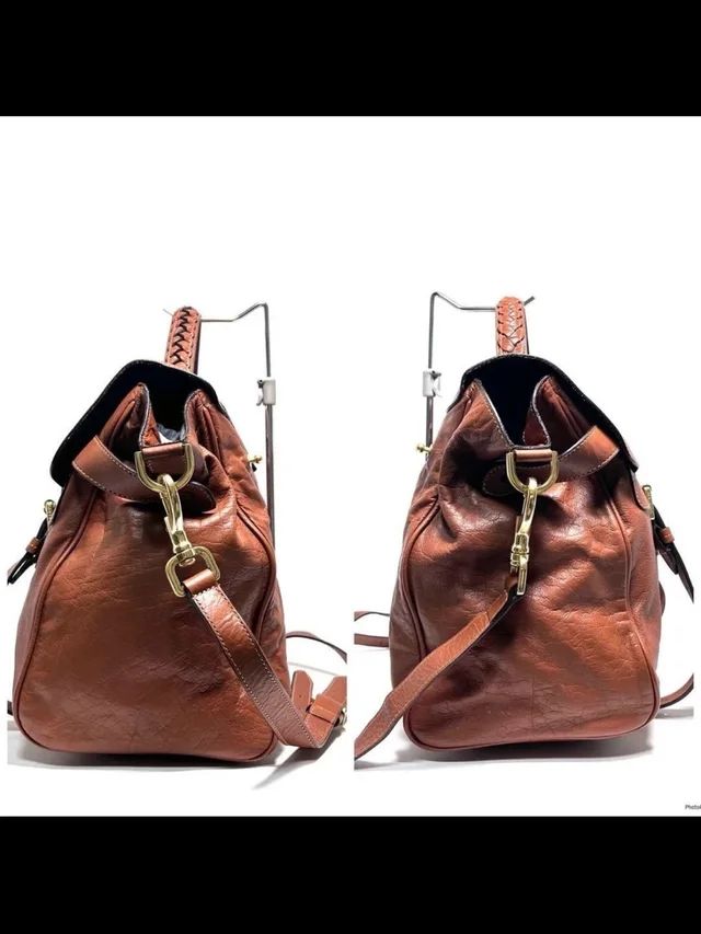 Mulberry Chestnut Brown Leather Satchel in gold|brown|red Leather from Poshmark, photo 6 of 11