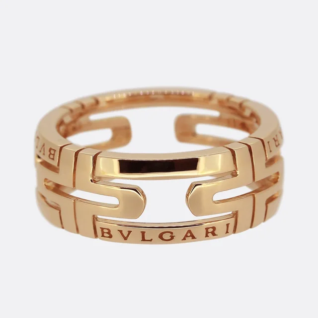 Bvlgari Parentesi Ring Size O (56) from The Vintage Jeweller