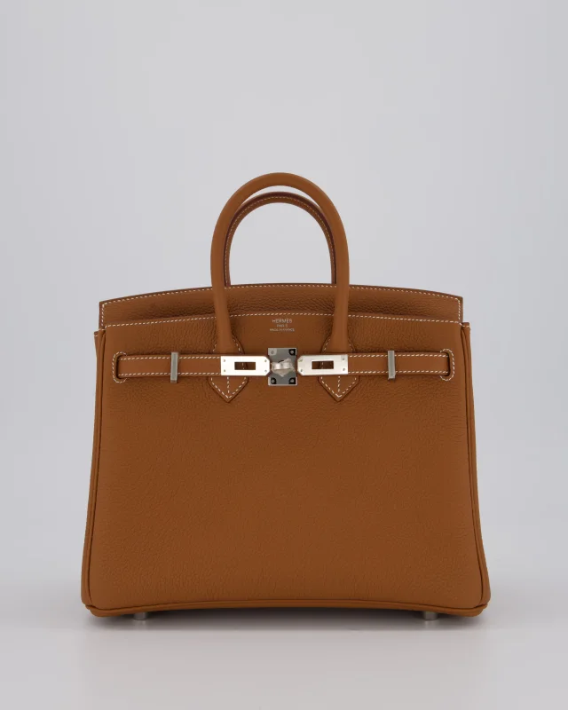 Hermès Birkin 25 Retourne Bag in Gold Togo leather from Sellier, photo 2 of 21