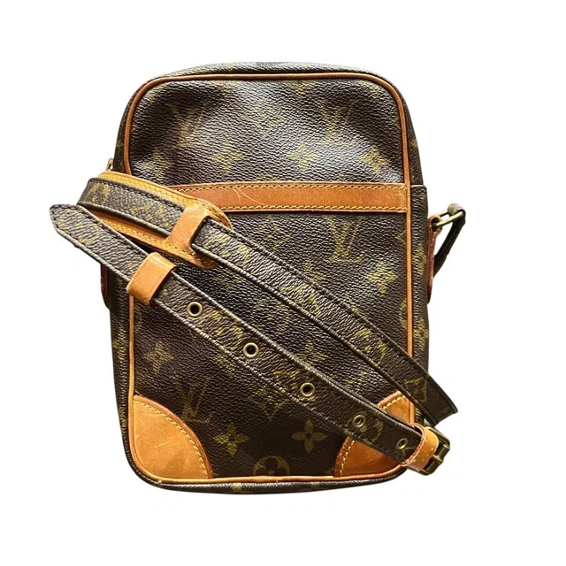 Louis Vuitton Danube Monogram Shoulder Bag Canvas in Canvas from The Reluxe