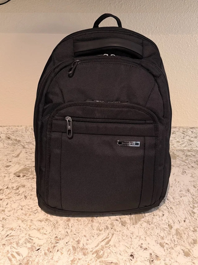 Samsonite Men's Multi Zippered Laptop Backpack in black from Poshmark