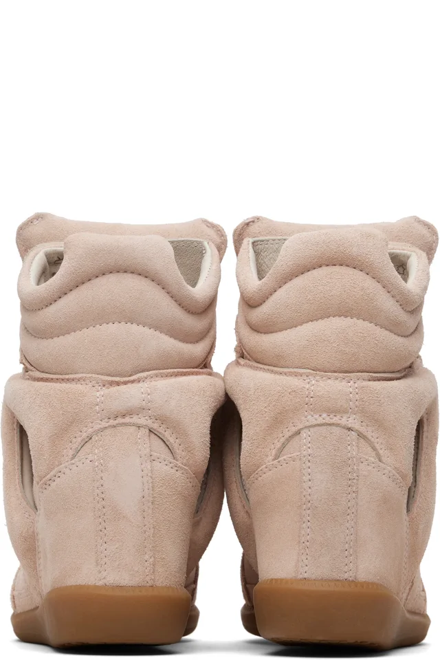 Isabel Marant Pink Bekett Sneakers, photo 2 of 5 from SSENSE