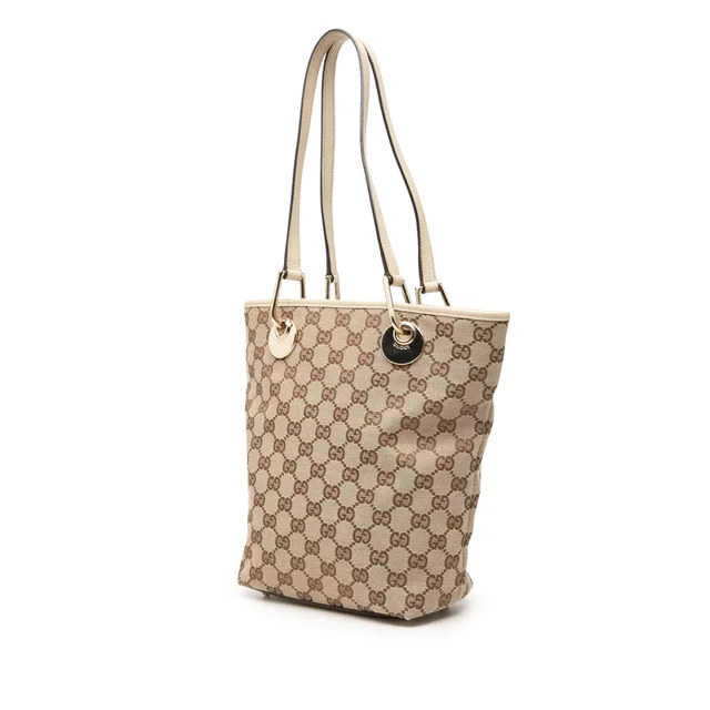 Beige Gucci GG Canvas Eclipse Tote in Beige Canvas from Designer Revival, photo 2 of 2