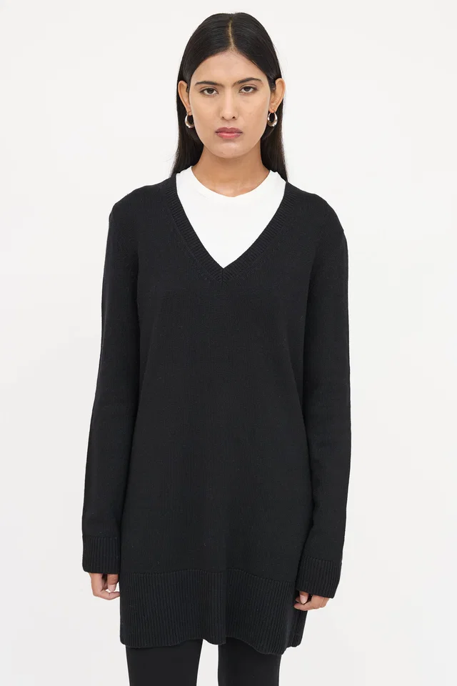 Jil Sander Cashmere Long Sweater in Cashmere from VSP Consignment