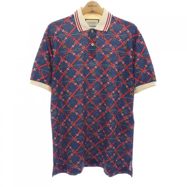 Gucci Polo Navy in Navy from The Reluxe