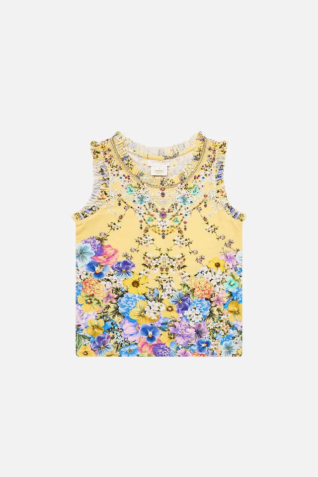 Camilla eBoutique KIDS TANK TOP WITH FRILL EDGE DARLING BUDS from CAMILLA, photo 1 of 1