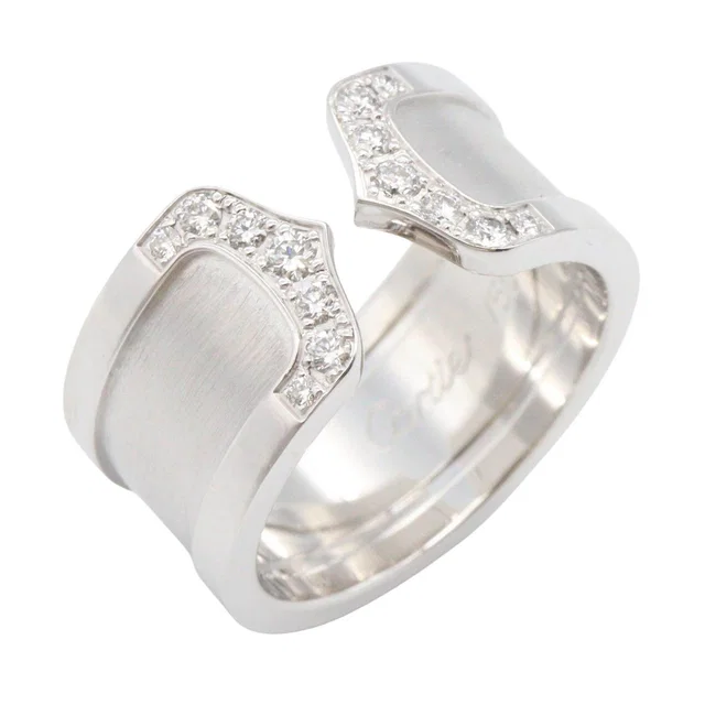 Cartier C2 Au750 Diamond Ring Size 12 from LuxUness