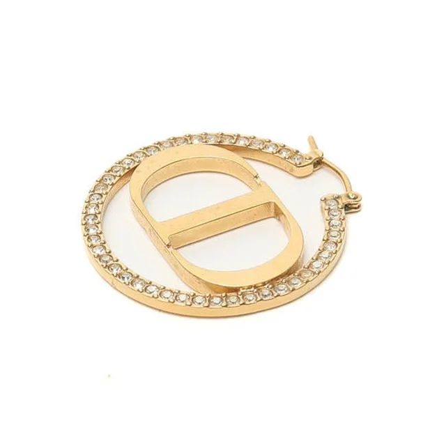 Dior Christian CD Rhinestone Earrings from A Retro Tale, photo 4 of 4