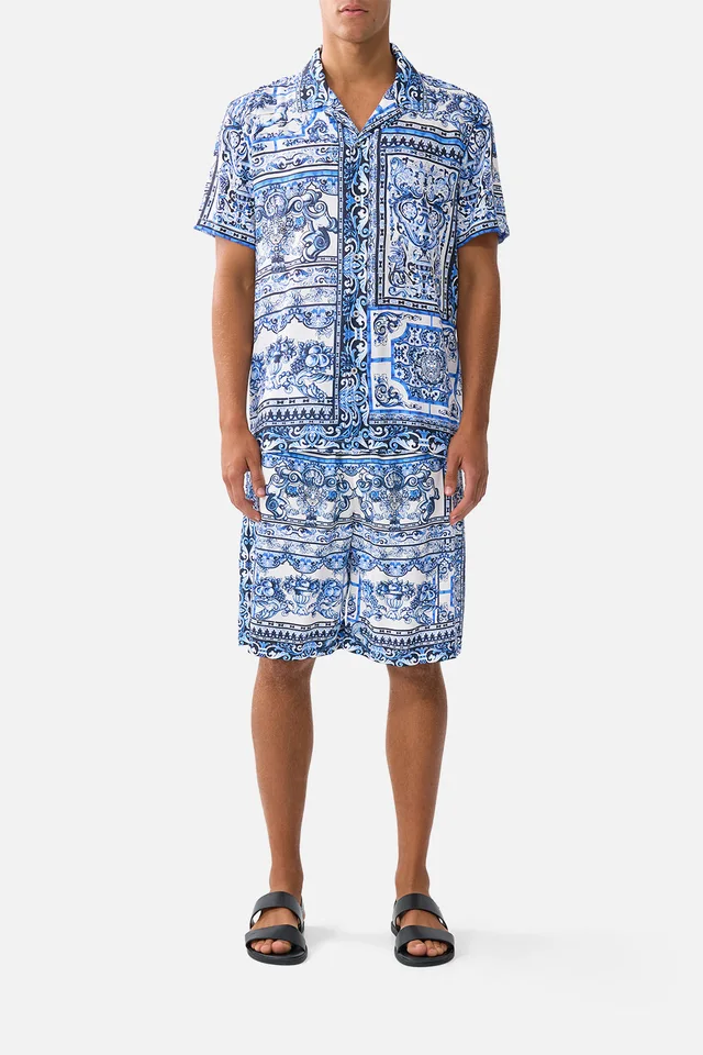 Camilla eBoutique SHORT SLEEVE CAMP COLLARED SHIRT A TILED WONDERLAND from CAMILLA, photo 1 of 1