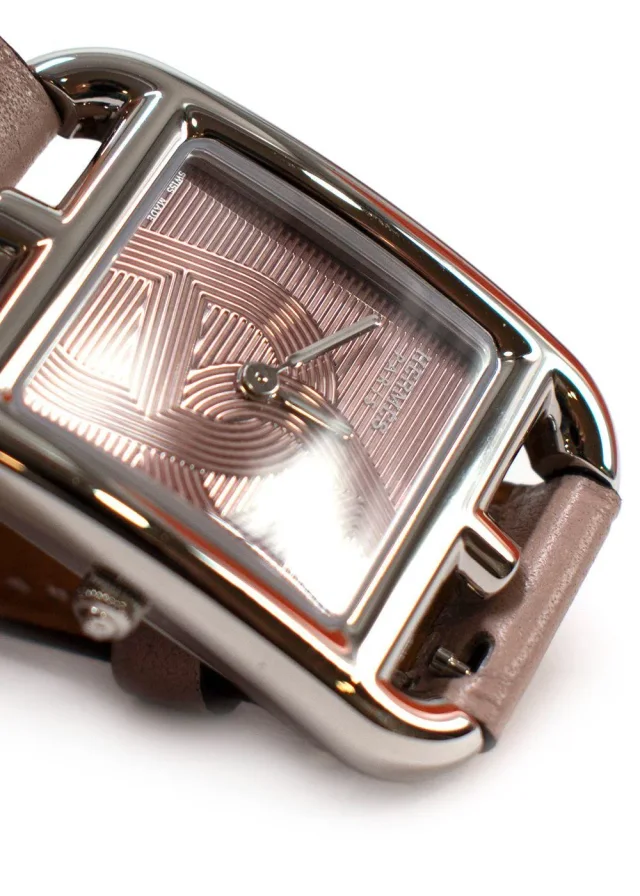 Hermès Glycine Anchor Chain Small Model Cape Cod Watch with Double Tour Strap in Leather from HEWI, photo 9 of 10