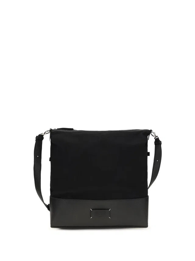 Maison Margiela 5ac Shoulder Bag — Black Calf Leather Bos Taurus in Black Calfskin from HEWI