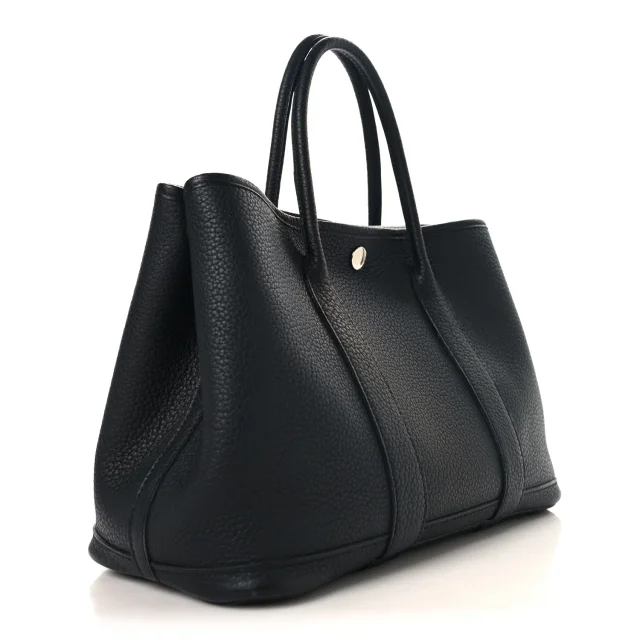 Hermès Negonda Garden Party 30 TPM Black in Black Caviar leather from FASHIONPHILE, photo 3 of 9