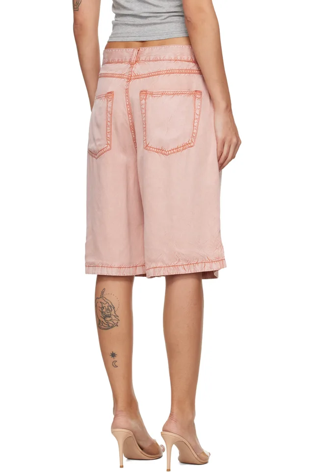 Diesel Pink P-Desi Shorts, photo 3 of 4 from SSENSE