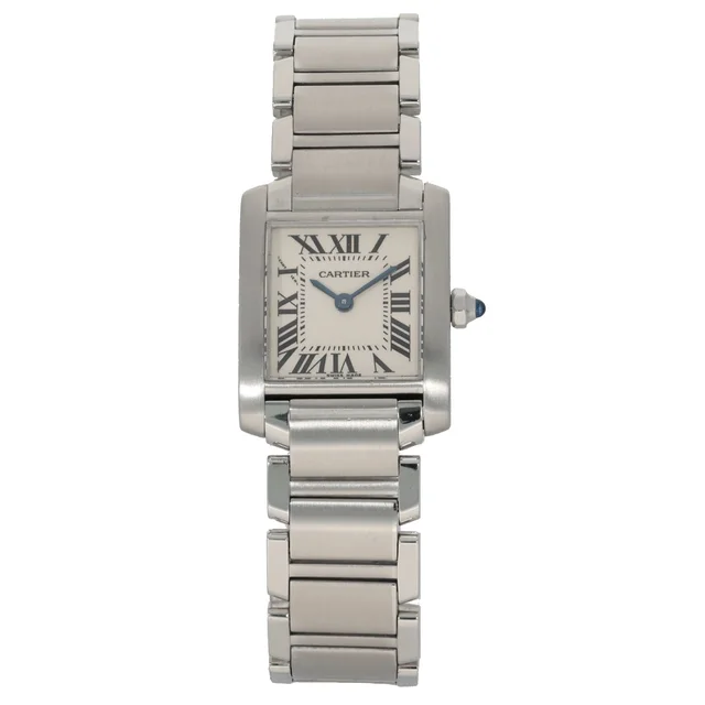 Cartier Tank Francaise 2384 20mm Stainless Steel Watch from H&T