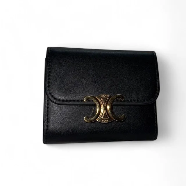 Celine Women's Wallet - Black in black from Depop, photo 2 of 6