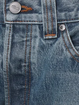 Khaite High-waist straight jeans in 100% Cotton, photo 5 of 5 from LUISAVIAROMA