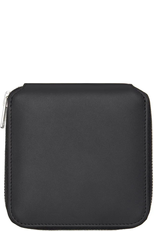 Black 'Maison Kitsuné Paris' Wallet, photo 2 of 3 from SSENSE