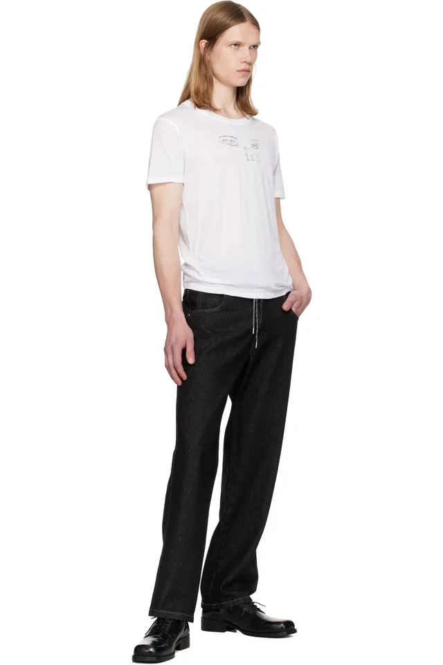 Silas White Apple Of My Eye T-shirt, photo 4 of 4 from SSENSE