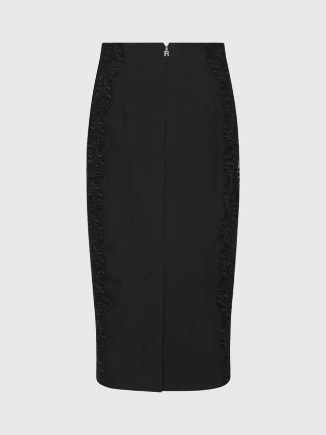 ROTATE lace-inserted pencil skirt black, photo 2 of 3 from SENSER
