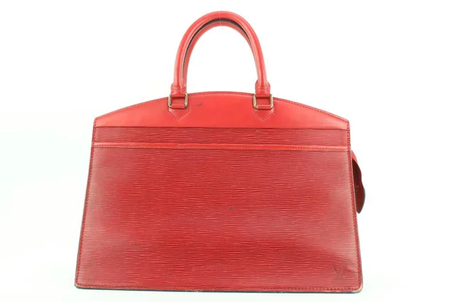 Louis Vuitton Red Epi Leather Riviera Vanity Tote Bag in Red Leather from Bagriculture