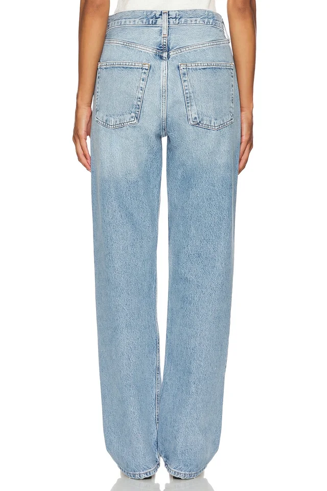 AGOLDE Kelly High Rise Relaxed Straight Jeans in Harmonic, photo 4 of 6 from REVOLVE (Canada)