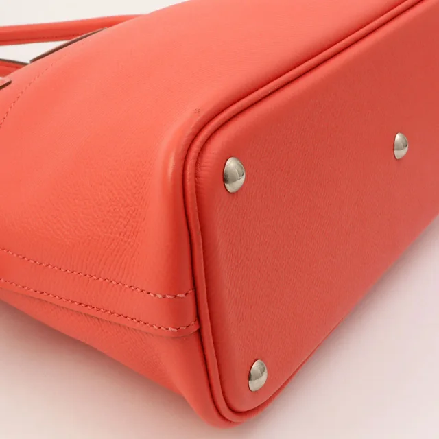 Hermès 2012 Bolide 27 Rose Jaipur in Pink Epsom leather from VINTAGE QOO TOKYO, photo 8 of 12