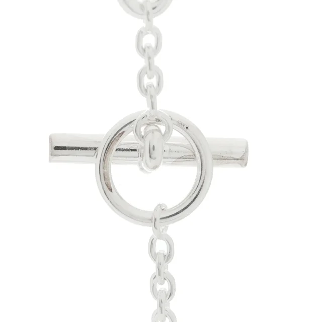 Hermès Sterling Silver Farandole Necklace 160 in Silver from FASHIONPHILE, photo 4 of 8