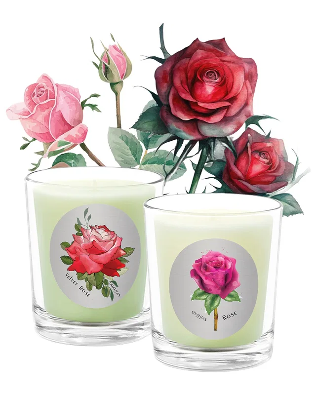 Qualitas Candles Hand-poured Candle Set - Rose Velvet, image 1 of 1 from Rue La La