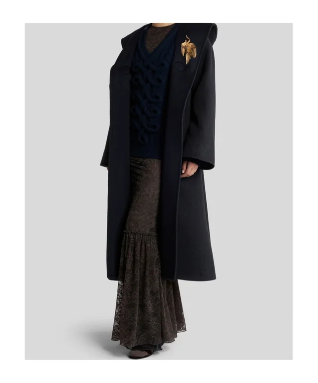 Etro ribbed wool-blend sweater with woven detailing, photo 3 of 4 from SENSER