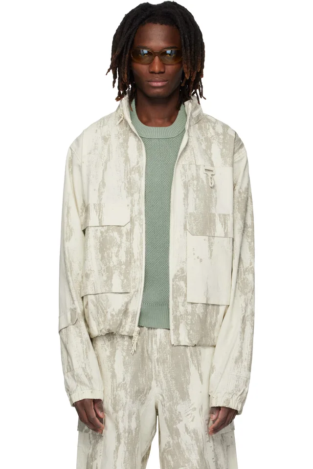 RCOS Beige & Gray Sierra Jacket, image 1 of 1 from SSENSE