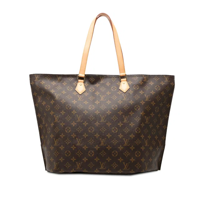 Brown Louis Vuitton Monogram All-In MM Tote Bag in Brown Coated canvas from Designer Revival