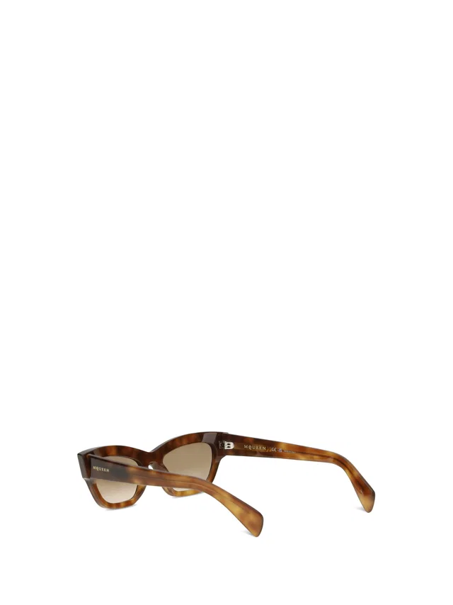 Alexander McQueen 872845j0749 Cat-Eye Acetate Sunglasses — Brown in Brown from HEWI