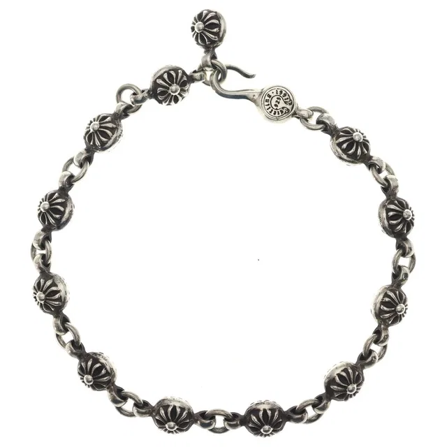 Chrome Hearts Ball Bracelet Silver in Silver from The Reluxe