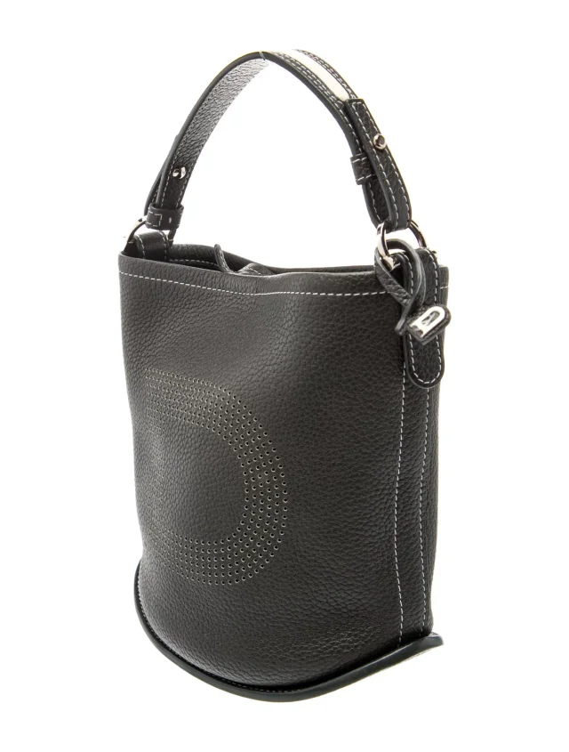Delvaux Bucket Bag in gray Leather from The RealReal, photo 3 of 6