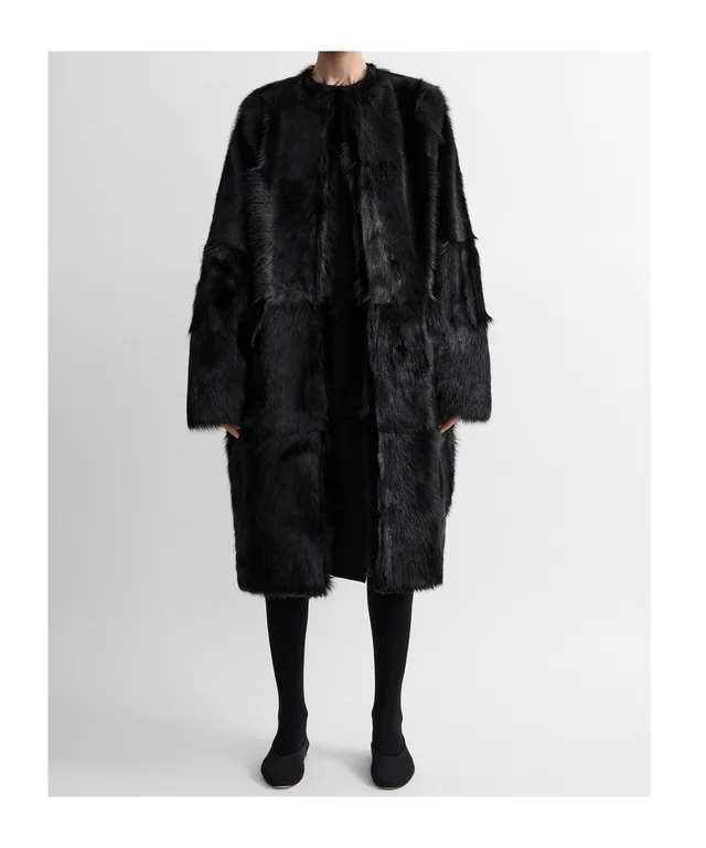 Toteme Structured shearling coat, photo 2 of 6 from SENSER